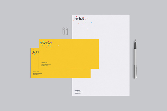 hibhub branding corporate design identity business card logo logotype animated beautiful minimal color colors colorful print website mindspa
