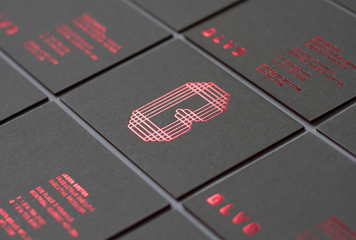Blvd by Haus #logo #symbol #stationery