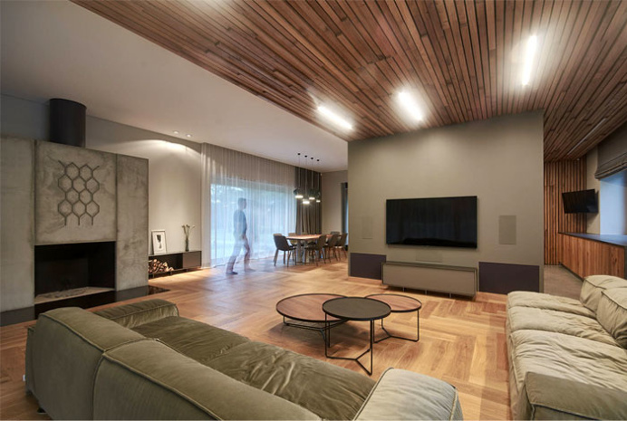 Modern House in Strong Connection with Environment - InteriorZine