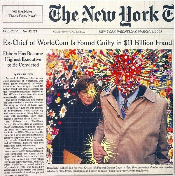 Fred Tomaselli #times #newspaper #the #illustration #york #collage #new