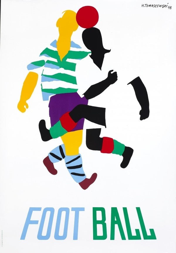 Na afiszu | Sztuka | Dwutygodnik | Henryk Tomaszewski #football #design #graphic #poster