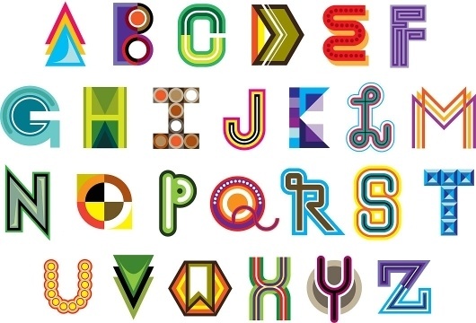 MWM Graphics | Matt W. Moore #font #letters #colors #alphabet #shape #typography