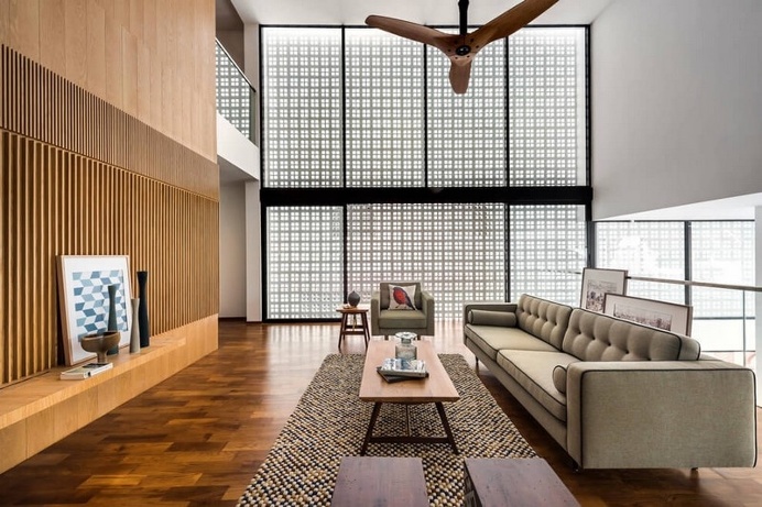Semi-Detached Home in Singapore by Materium