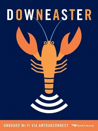 Clever Amtrak Wi-Fi Posters #poster