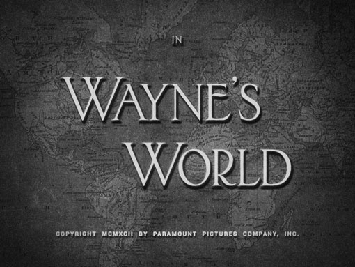 design work life » cataloging inspiration daily #movie #title #waynes #world #fake