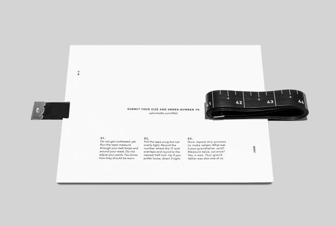 Upton Belts by Wedge and lever. #Packaging