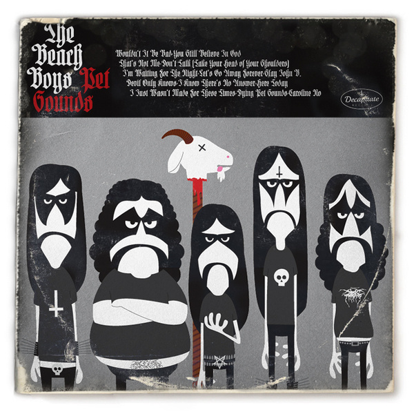 petsoundsblackmetal #album #black #sounds #cover #illustration #boys #metal #beach #pet