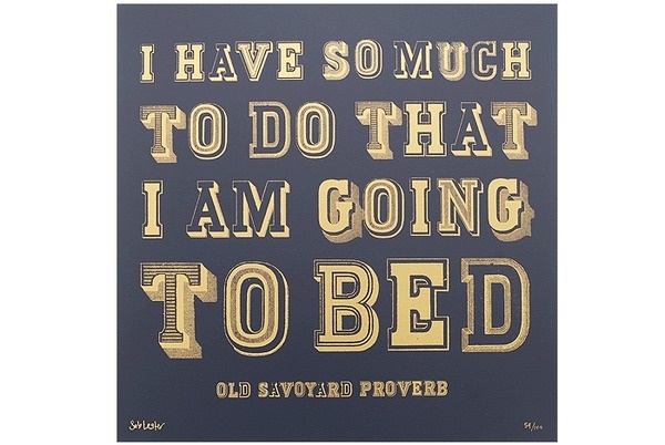 So Much To Do - Midnight | New! | Keep Calm Gallery #quote #print #design #graphic #typography