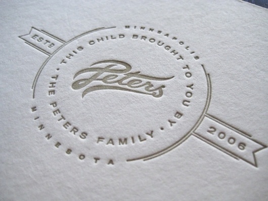 Allan Peters #simple #logo #minimal #emboss