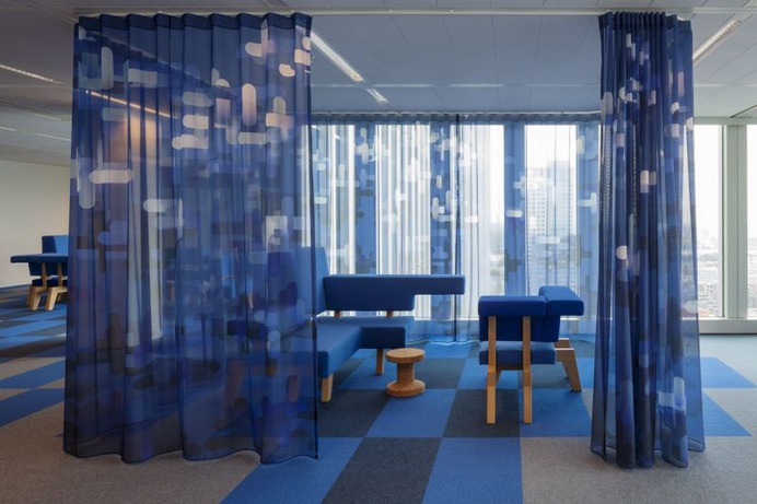 De Rotterdam interior by Studio Makkink & Bey and Group A #office #rotterdam #colourful #pixel #design