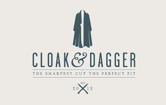 Cloak & Dagger - Christopher Doyle #ampersand #negative #space #branding