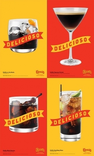 tumblr_m48datKsql1qm3r26o1_1280.jpg 600×1,000 pixels #red #yellow #design #liquor #advertising #kahlua