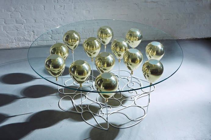Up Balloon Coffee Table Round by Christopher London - HomeWorldDesign (2) (Custom) #coffee #design #table