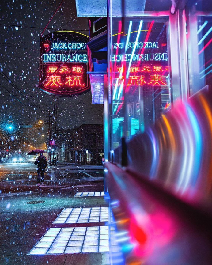Moody and Cinematic Urban Landscapes in Vancouver by Erik Andersen