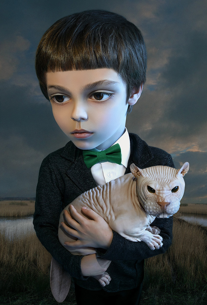 Portrait Photo Manipulations by Alexei Sovertkov