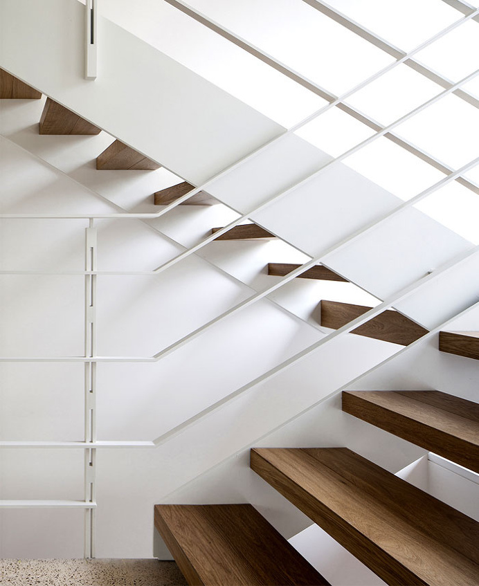 Cozy Looking and Futuristically Shaped Mediterranean Villa - #architecture, #house, #housedesign, home, architecture, stairs