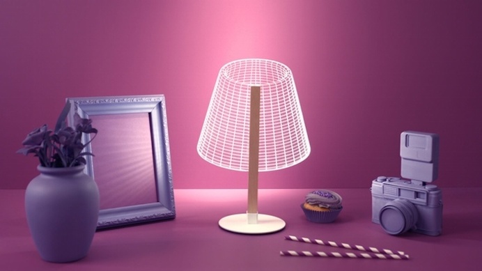 New 3D Optical Illusion Lamps by Studio Cheha