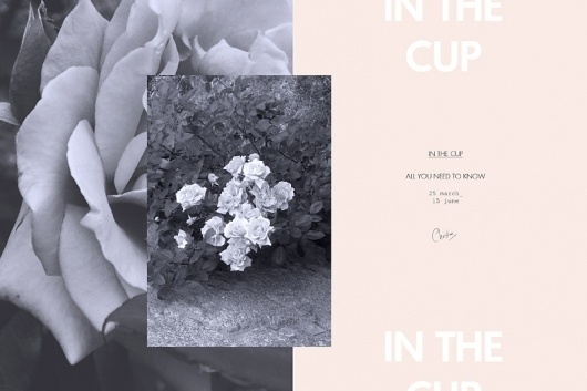 in the cup #invitation #pink #blackandwhite