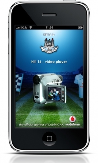 Hill16 iPhone App on the Behance Network #vodafone #photo #design #icons #iphone #illustration #app #manipulation