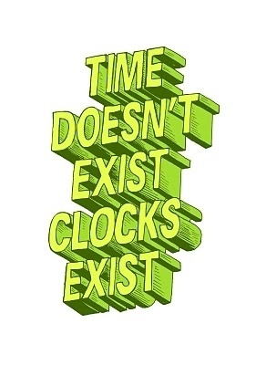 3D type #typography #time #lime green #3D