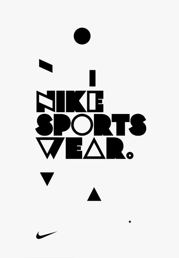 The Kitchen of Typography, by Pablo Alfieri #inspiration #creative #geometry #design #graphic #nike #typography