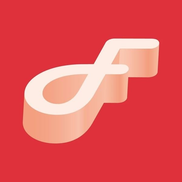 F entry for 36 days of type #vector #lettering #red #design #graphic #type #typography