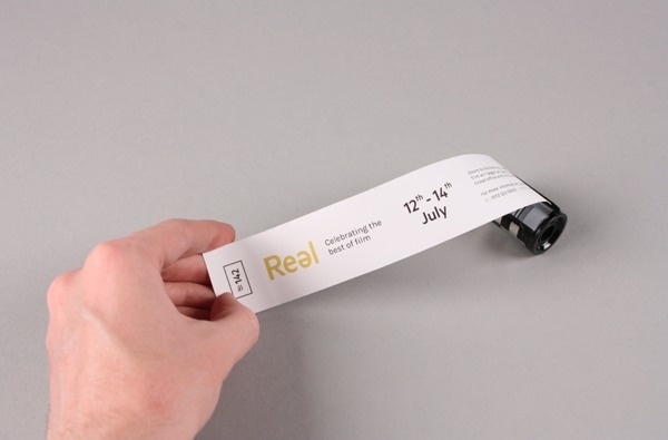 Reel Film Festival #logo #identity #branding #ticket