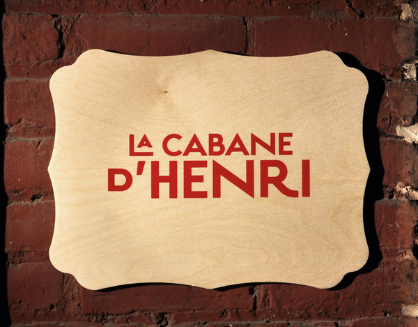 La cabane d'Henri on Behance #logo #design #graphic #identity