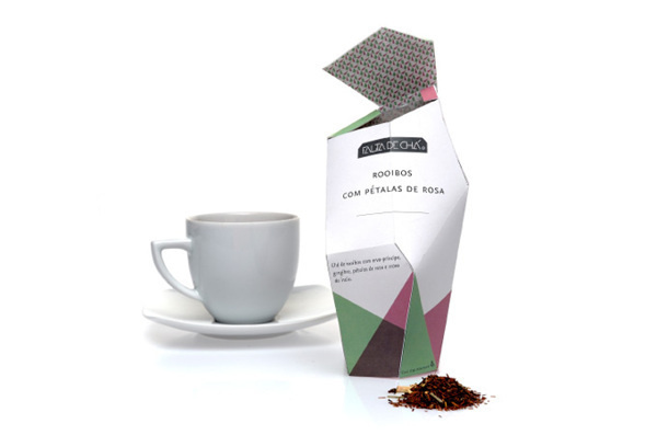 O Gesto e a Embalagem on Behance #packaging #design #cubism #tea #multifaceted