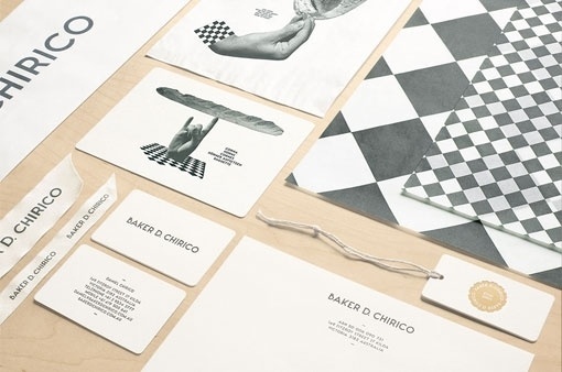 design work life » Fabio Ongarato Design: Baker D. Chirico Identity #profile