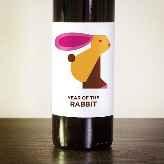 Jag Nagra: Vancouver Graphic Designer and Photographer #zodiac #packaging #wine #chinese #illustration #rabbit