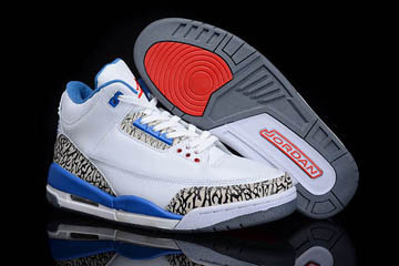 Air Jordan Retro 3 True Blue and White Basketball Sneaker - 2011 Release #fashion