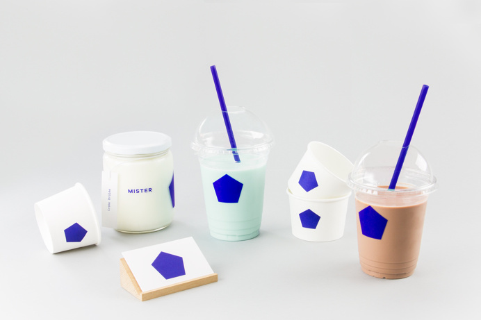 mister ice cream branding corporate design vancouver canada mindsparkle mag designblog blue logo logotype business card marble white packagi