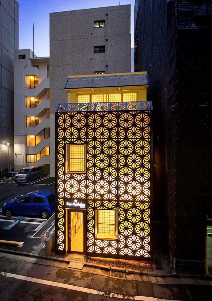 An Artistic Facade Gives This Small Japanese Hotel A Unique Personality