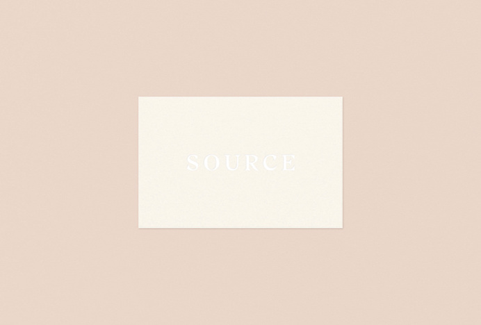 Source Skincare by Studio Crême #print #business #cards