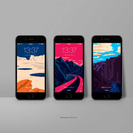 iPhone Wallpapers - In Space? Poster Series by Aleksandar Papez - Buy on Etsy http://etsy.me/1K9XwIK #planet #space #universe #wallpaper
