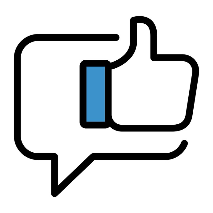 See more icon inspiration related to like, chat, hand, social media, speech bubble, thumb up, communications, networking and hands and gestures on Flaticon.