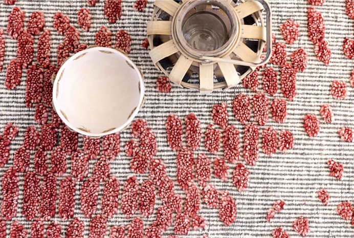 New Rug by GAN Captures the Delicacy of Japanese Spring - InteriorZine