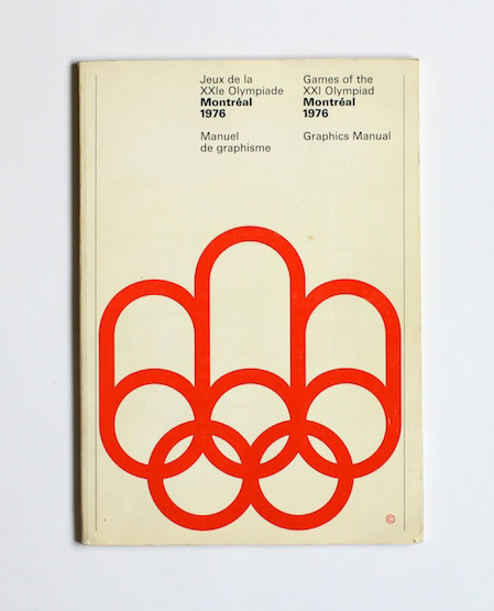 1976 Montreal Olympics Graphics Manual #1976 #guide #vintage #1970s #manual #graphics #olympics