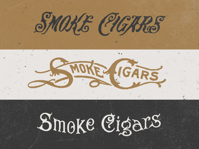 Cigar Type Options #lettering #typography