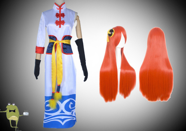 Gintama Movie Forever Yorozuya Kagura Cosplay Costume + Wig #kagura #costume #cosplay