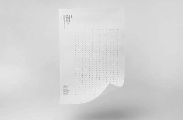 2014 Calendar — Vancouver Design Studio Calendar print design #inspiration #print #design #graphic #calendar #simple #minimal #poster #2014 #typography