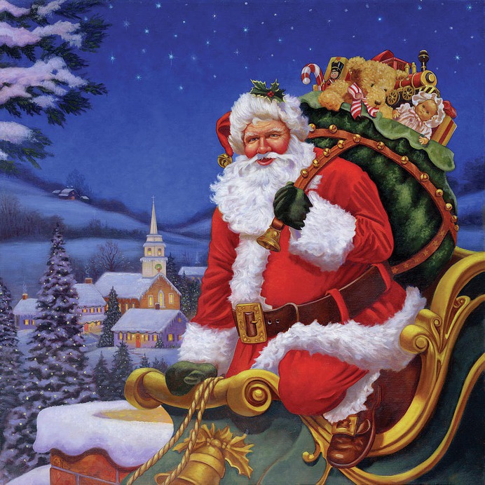 christmas paint by number & step by step easy christmas paintings #painting