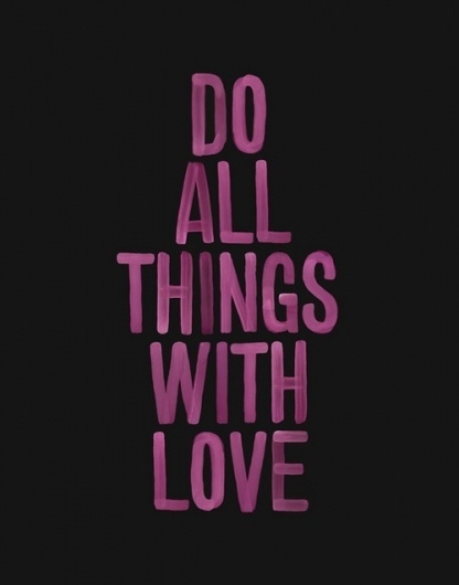 Tiffany Denise #marker #painted #do #all #things #hand #love #with #typography