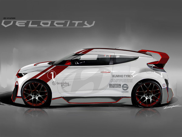 Hyundai Veloster Velocity #tech #amazing #modern #innovation #design #futuristic #gadget #ideas #craft #illustration #industrial #concept #art #cool
