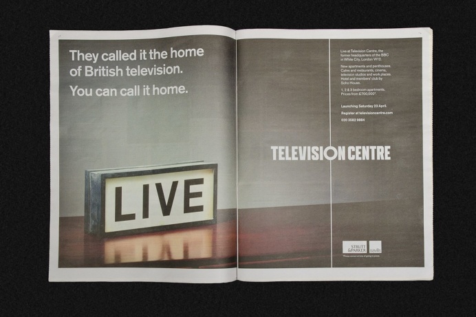 Tvc Live Newspaper Ad