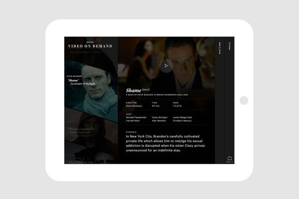 Aspiro — Video On Demand. Design by Sans Colour. #ipad #web