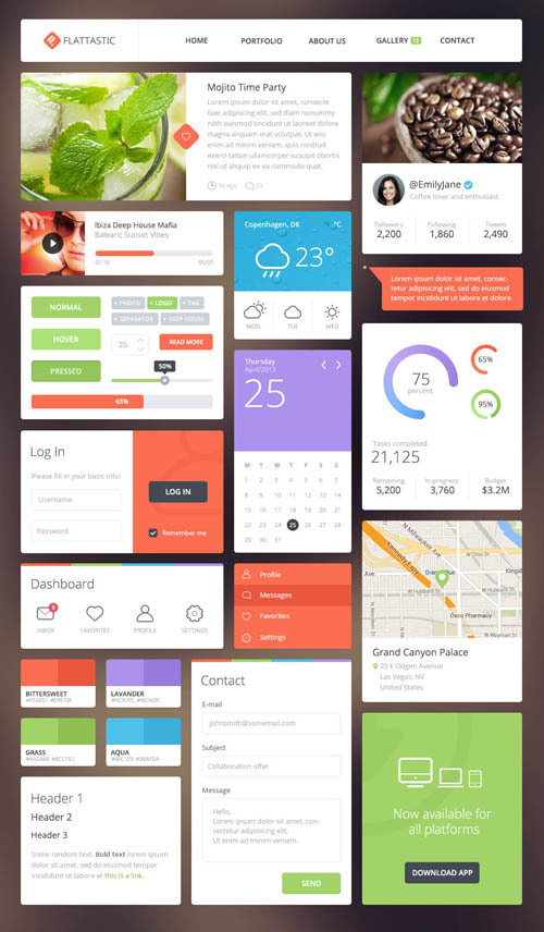 flat design resources