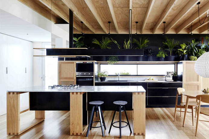 Wooden Box House by Moloney Architects - InteriorZine
