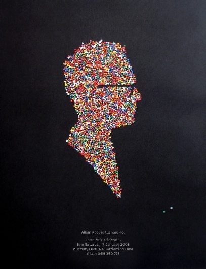 Allain's 40th Birthday - Projects - A Friend Of Mine #a #candies #of #mine #friend #silhouette #poster #face
